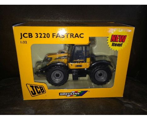 BRITAINS - JCB 3220 FASTRAC - JCB YELLOW BOX (42019) 1:32 SCALE