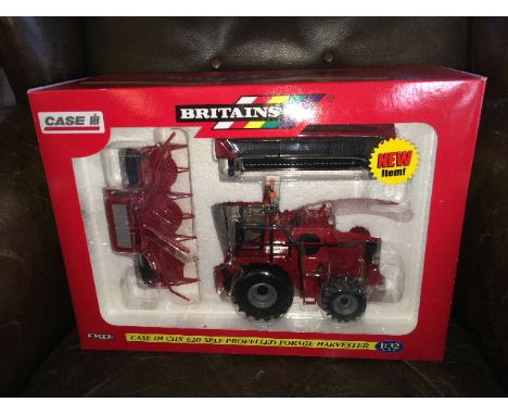 BRITAINS - CASE IH CHX620 SELF PROPELLED FORAGE HARVESTER - CASE IH LOGO (40811) SCALE 1:32