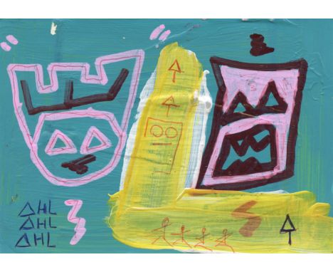 
	
		Shem
		Untitled, 2022
		Acrylic, Paint, Biro and Paint Pen on Paper
		Signed verso
		10 x 15cm (3¾ x 5¾ in.)
		
		About
