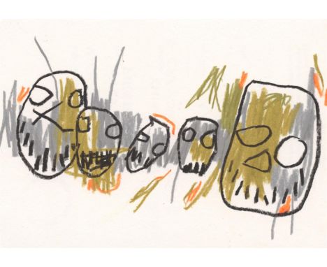 
	
		Michael Dawson
		Working Class Fireflies, 2022
		Chinagraph Pencil and Crayon on Paper
		Signed verso
		10 x 15cm (3¾ x 