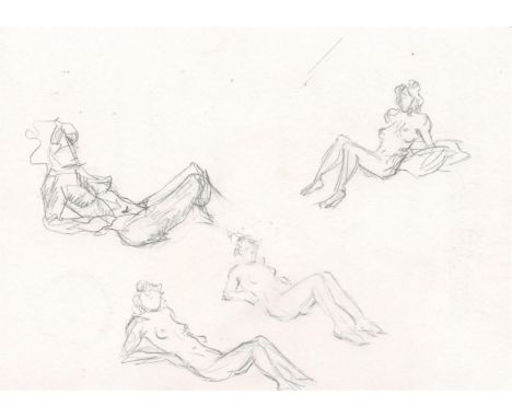 
	
		Stephen Earl Rogers
		Life Drawing Class x4, 2022
		Pencil on Paper
		Signed verso
		10 x 15cm (3¾ x 5¾ in.)
		About 
		