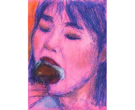 
	
		Caroline Wong
		Magnum, 2022
		Acrylic and Pencil on Paper
		Signed verso
		15 x 10cm (5¾ x 3¾ in.)
		
		About
		&nbsp;
