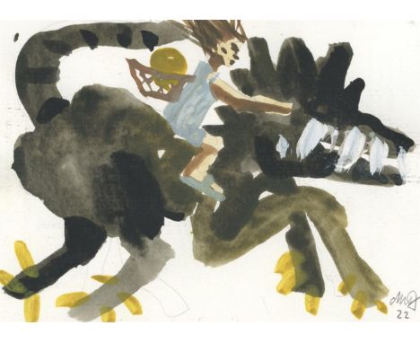 
	
		Mie Olise
		Untitled (3), 2022
		Gouache on Paper
		Signed recto, further signed verso
		15 x 10cm (5¾ x 3¾ in.)
		
		&n