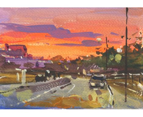 
	
		Tushar Sabale
		Twilight In The City, 2022
		Gouache on Paper
		Signed verso
		10 x 15cm (3¾ x 5¾ in.)
		
		About 
		&nb