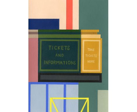 
	
		Renee Yau
		Midnight at Park Royal Station, 2022
		Acrylic Gouache on Paper
		Signed verso
		15 x 10cm (5¾ x 3¾ in.)
		
