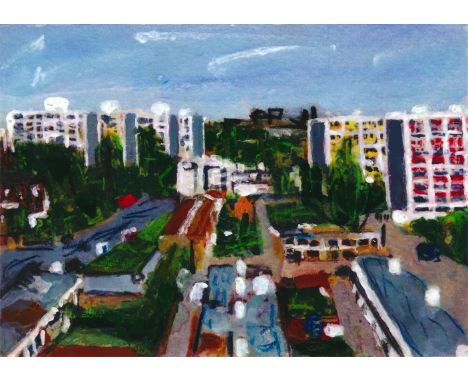 
	
		Jason Gibilaro
		Utopia IV, 2022
		Glazed Acrylic on Paper
		Signed verso
		15 x 10cm (5¾ x 3¾ in.)
		
		About 
		&nbsp;