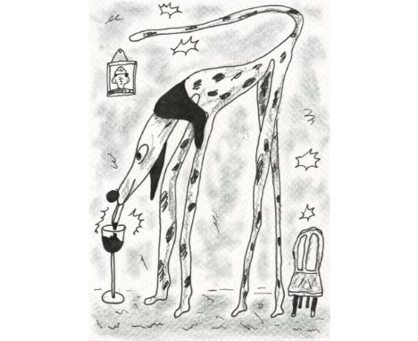
	
		Darren Shaddick
		Dog Vin, 2022
		Roller Ball Pen, Brush Pen and Graphite Stick on Paper
		Signed verso
		15 x 10cm (5¾ 
