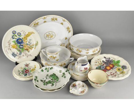 A Collection of Various Spode to Include Austen Dinnerwares, 19th Century Shaped Dishes, Langham Cabinet Collection Jug etc 