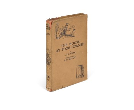 MILNE, A.A.THE HOUSE AT POOH CORNER London: Methuen & Co. Ltd., 1928. First edition, 8vo, original pink cloth gilt, dust-jack