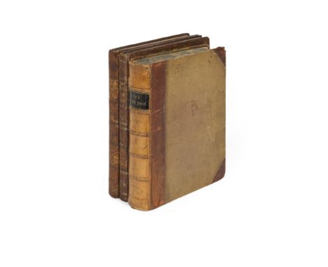 3 VOLUMES, INCLUDING THORNTON, COLONELA SPORTING TOUR THROUGH VARIOUS PARTS OF FRANCE IN THE YEAR 1802 London: Longman [&Co.]