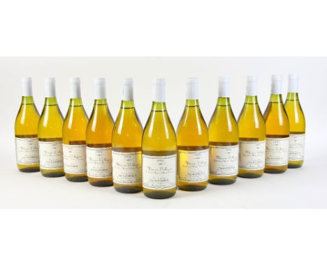 11 bottles of Macon-Villages Guy De Poirieux white wine, 1995 vintage (11)