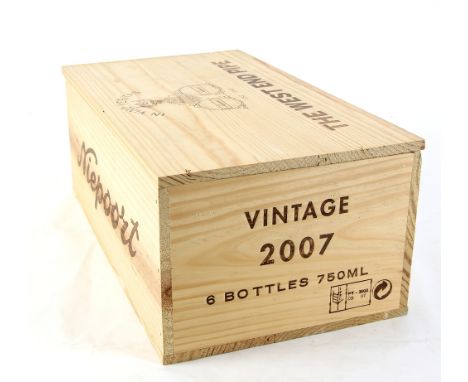 6 bottles of Nieport 2007 vintage port, in sealed original wooden case (6)