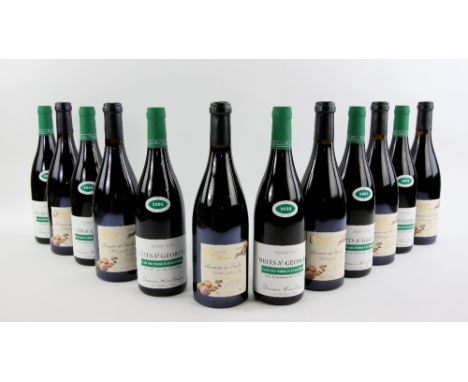 12 bottles red wine to include: 6 bottles of Chateau Nuits Saint Georges, Clos Des Porrets, 2002 vintage red wine. 6 bottles 