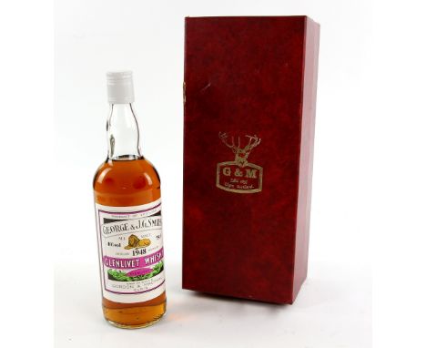 Glenlivet All Malt Scotch Whisky, distilled 1948, bonded and bottled by Gordon &amp; MacPhail, Elgin, 40% vol, 75cl, in red c