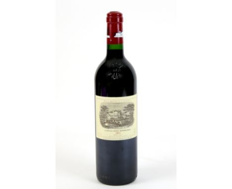 1 bottle of Chateau Lafite Rothschild Pauillac red wine, 2001 vintage