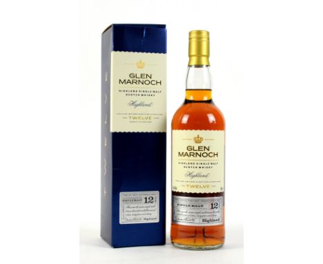 1 bottle Glen Marnocj Highland Single Malt Scotch Whisky, aged 12 years, in original box