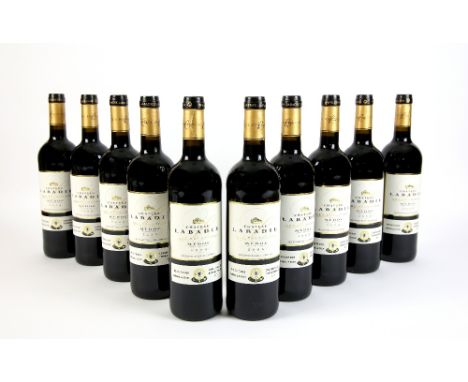 10 bottles of Chateau Labadie Cru Bourgeois Medoc, 2009 vintage red wine (10)