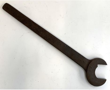 An extremely large spanner, 66cmL, suitable for a 70mm nut 