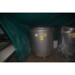 Globas SS Tank, 42 in. Diameter x 36 in. Deep, Pressure Lid, 4-Wheel Base, RIGGING FEE: $50
