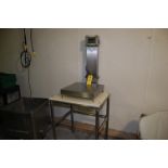 Weigh-Tronix Model #QC-3265 Bench Scale, 20x20/200 lbs. Capacity, SN 019828, RIGGING FEE: $25
