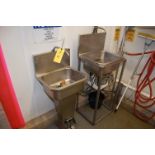 Plant Support , (2) SS Sinks, RIGGING FEE: $75