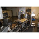 AEW Engineering Model #400M Meat Saw, SN LHS-350397, Note - Parts & Compnts Only, RIGGING FEE: $250