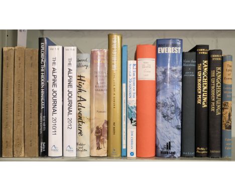 * Band (George C., 1929-2011). Collection of mountaineering books from the library of 1953 British Mount Everest expedition m