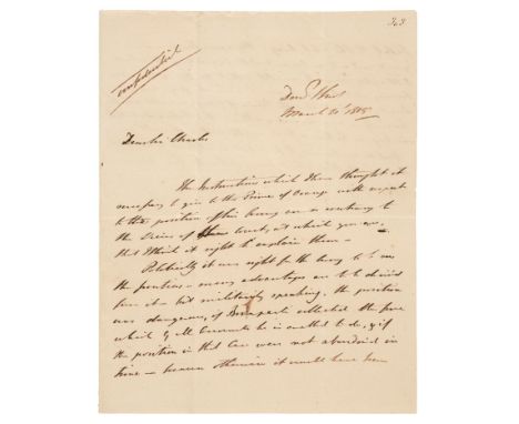 * Stuart (Charles, later Baron Stuart de Rothesay, 1779-1845). Collection of letters to Stuart from correspondents in England