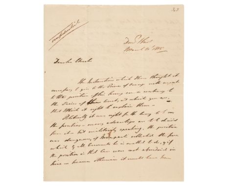 * Stuart (Charles, later Baron Stuart de Rothesay, 1779-1845). Collection of letters to Stuart from correspondents in England