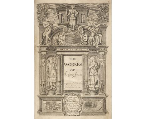 Jonson (Benjamin). The Workes, [volume 1 of 3], London: printed by Richard Bishop and are sold by Andrew Crooke, 1640, [12], 