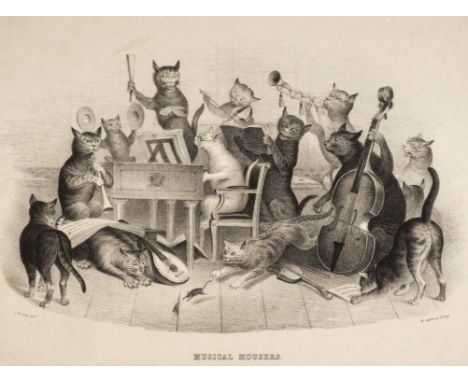 * Prints &amp; engravings. A mixed collection of approximately 150 prints, mostly 19th century, etchings, engravings and lith