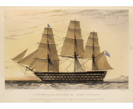 Miles (Edmund). An Epitome, Historical and Statistical, descriptive of the Royal Naval Service of England, 1st edition, Londo