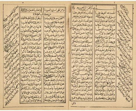 [Arabic printing]. Small group of Arabic imprints, 19th century, comprising: Muhibb al-Din Muhammad bin Shams al-Din Muhammad
