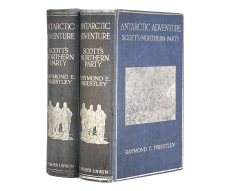 Priestley (Raymond E.). Antarctic Adventure. Scott's Northern Party, 1st edition, London: T. Fisher Unwin, 1914, all photogra