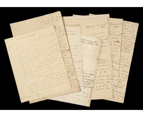 * Mulgrave (Henry Phipps, 1st Earl of, 1755-1831). Group of autograph letters signed relating to preparations for Napoleon's 