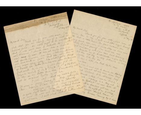 * WWI &amp; WWII Letters. Three archives of British soldiers' letters from the First and Second World War, the first a small 