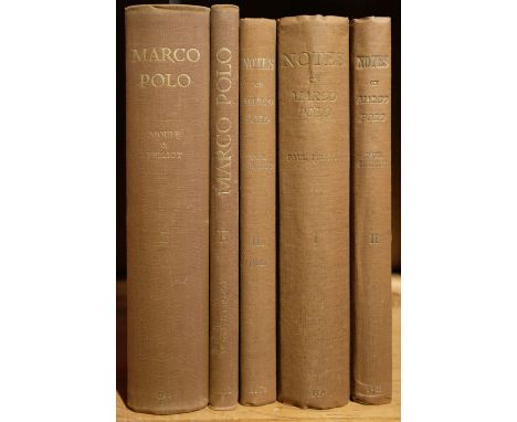 Marco Polo. The Description of the World. [Edited by] A. C. Moule &amp; Paul Pelliot, 2 volumes, 1st edition, London: George 