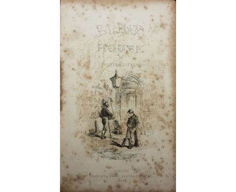 Dickens (Charles). Bleak House, 2 volumes, London: Bradbury &amp; Evans, 1st edition, 1853, black &amp; white illustrations, 