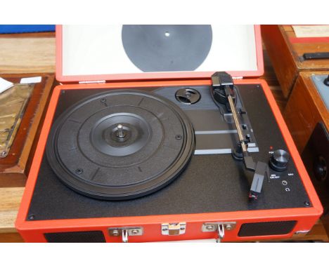Portable record player