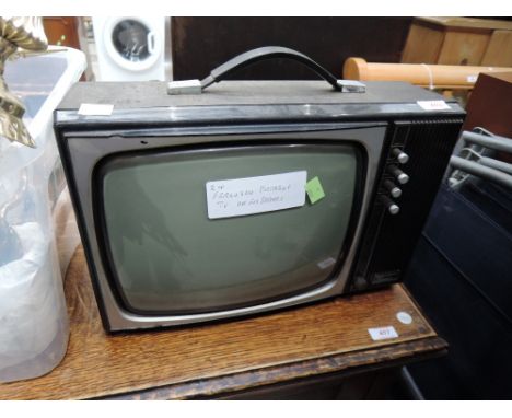 A vintage Ferguson portable TV (sold as collectors item only)