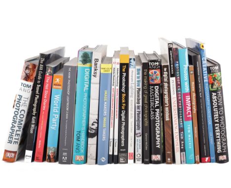 An assortment of approximately twenty photography guide books. To include The Adobe Photoshop Lightroom 3 book, Photos With I