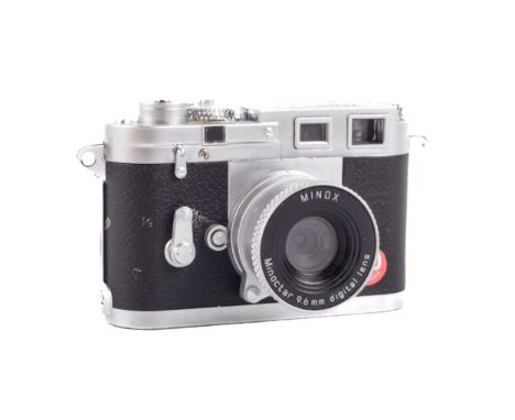 A Minox Leica M3 Classic Collection miniature digital camera.