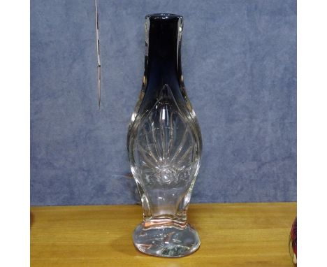 A German Gral Glas Art glass vase, signed Prof. K. Habermeier, 30cm 