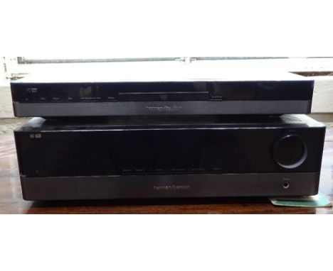 A Harman/Kardon HK980 integrated amplifier, and a Harman/Kardon HD980 compact disc player 