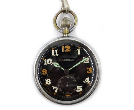 Jaeger-LeCoultre WWII military pocket watch arrow mark GS/TP 002042 Condition Report Click here for further images, condition