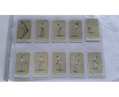SARONY, Tennis Strokes, complete, light crease (1), otherwise G, 25