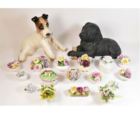 A large collection of ceramics, to include Wedgewood Jasperware, Lilliput lane models, part dinner/teaware, flower vases, cer