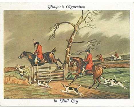 PLAYERS, Old Hunting Prints, complete, large, EX, 25