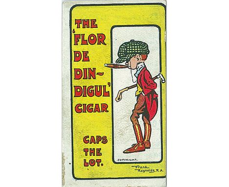 BEWLEY, comic advert cards, Caps the Lot & 1909 budget backs, offset print, slight corner knock, G, 2