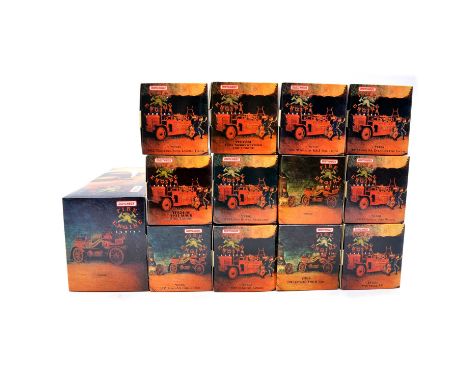 Matchbox die-cast model fire engines and emergency vehicles, thirteen including ref. YYM85810 1956 MACKB-95 fire engine; ref.